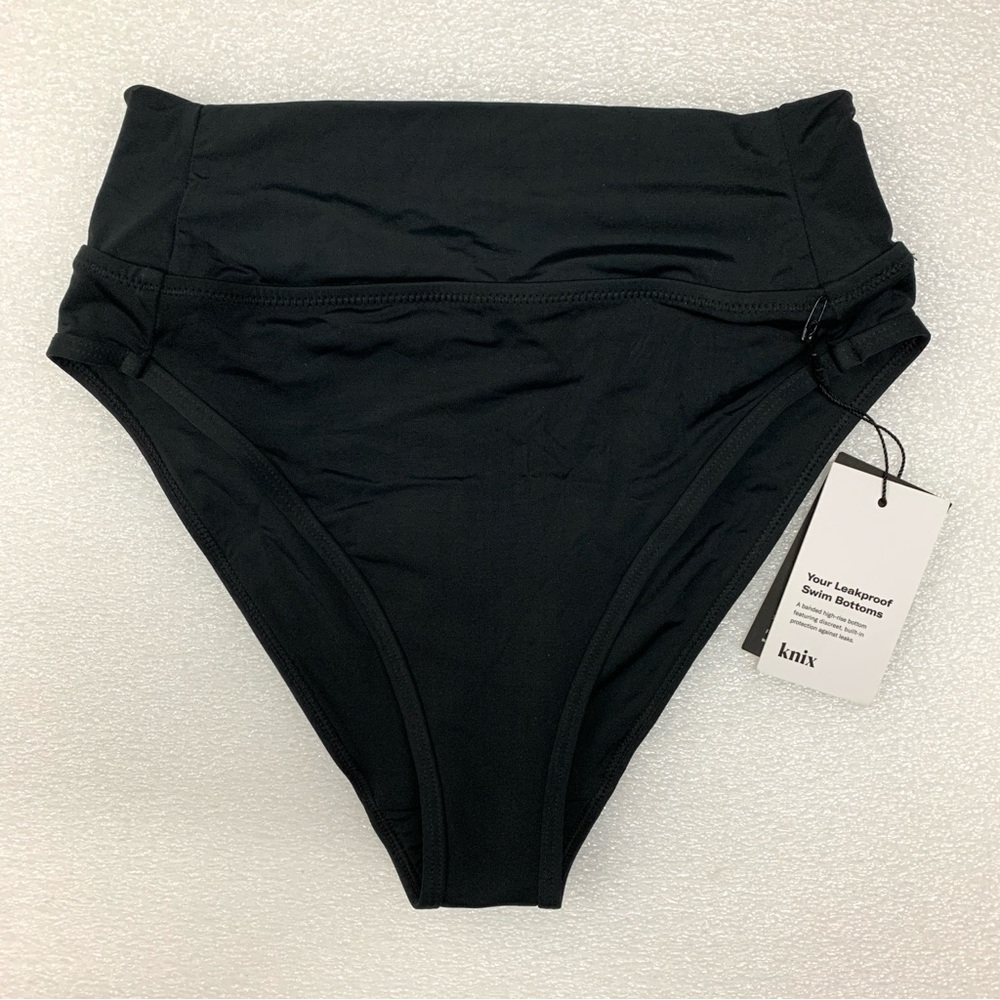Knix Leakproof High Rise Swim Bottom - Black